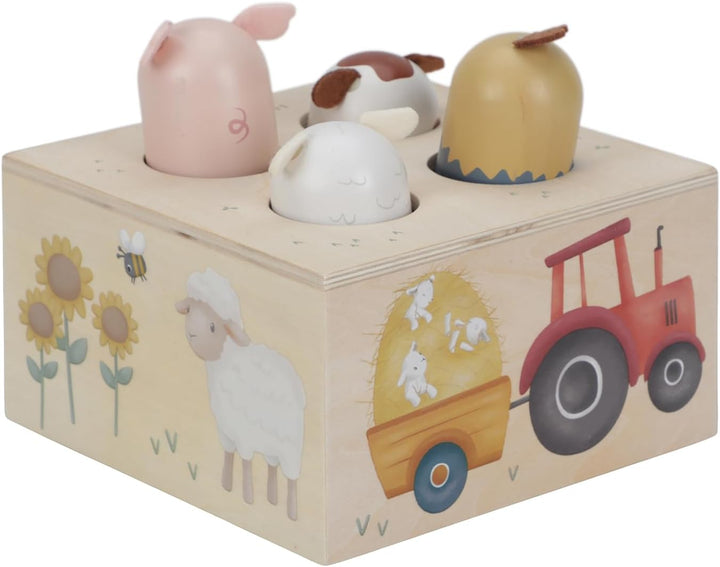 Little Dutch Pop Up Holz Spielzeug Baby Tiere - Little Farm