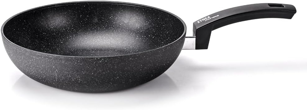 Moneta 0008734328 Wok, Aluminium, Schwarz Induktion 28cm, Induktion 28cm