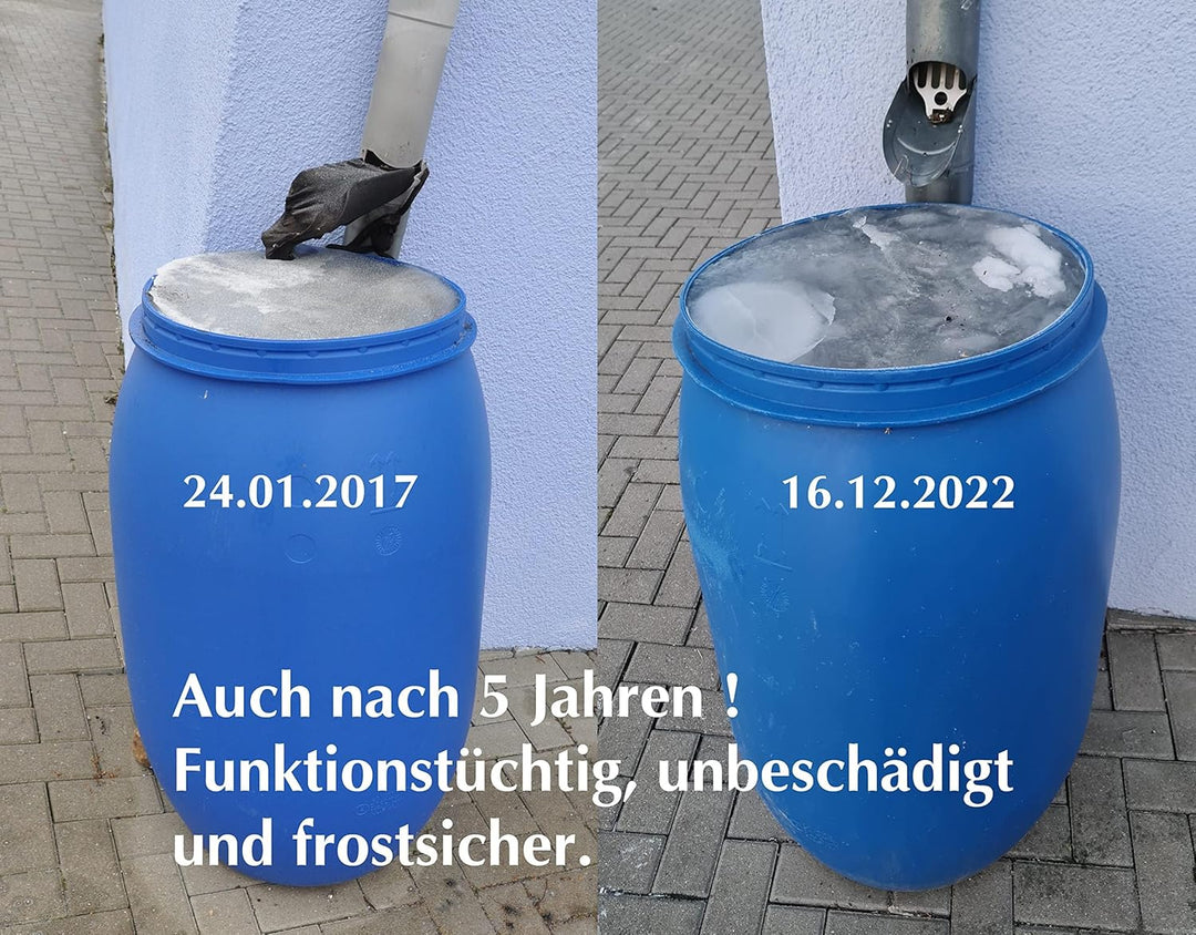 plasteo® 60 Liter Deckelfass Weithalsfass mit Spannverschluss | Futtertonne | Universalfass | Lagerf