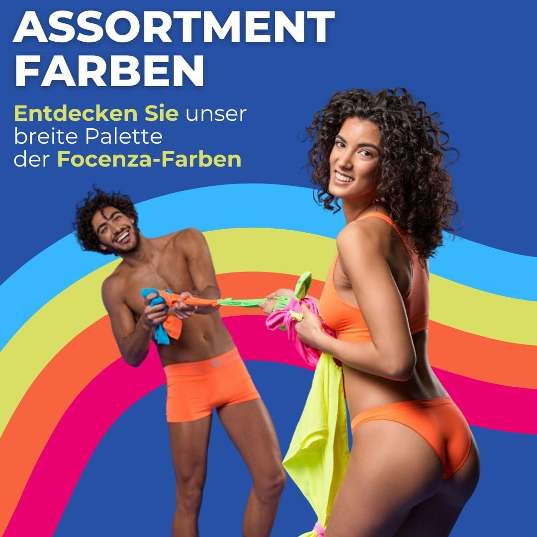 FOCENZA T-Shirt für Herren mit V-Ausschnitt, Unterwäsche aus weicher elastischer und bequemer Mikrof