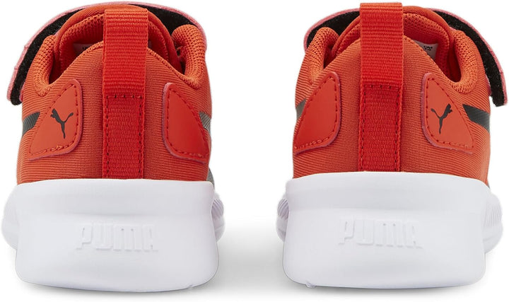 PUMA Unisex Baby Flyer Runner V InfSneaker 19 EU Warm Earth Puma Black, 19 EU Warm Earth Puma Black