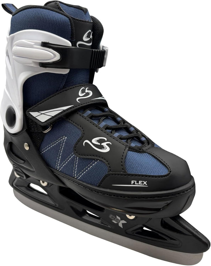 Cox Swain verstellbare Schlittschuhe Frosty, Eislaufschuhe für Kinder, Jugendliche und Erwachsene bi