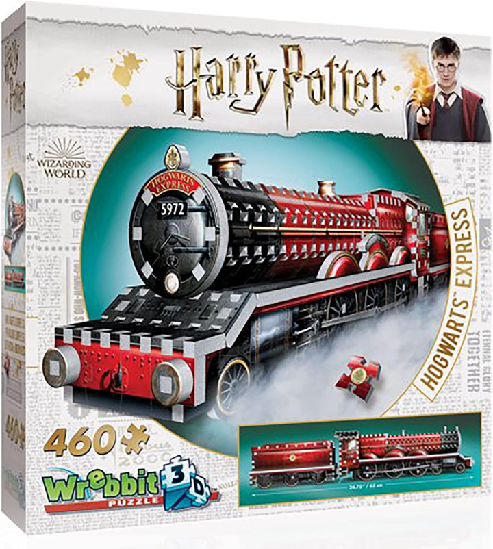 WREBBIT3D , Harry Potter: Hogwarts Express (460pc), Puzzle, Ages 14+