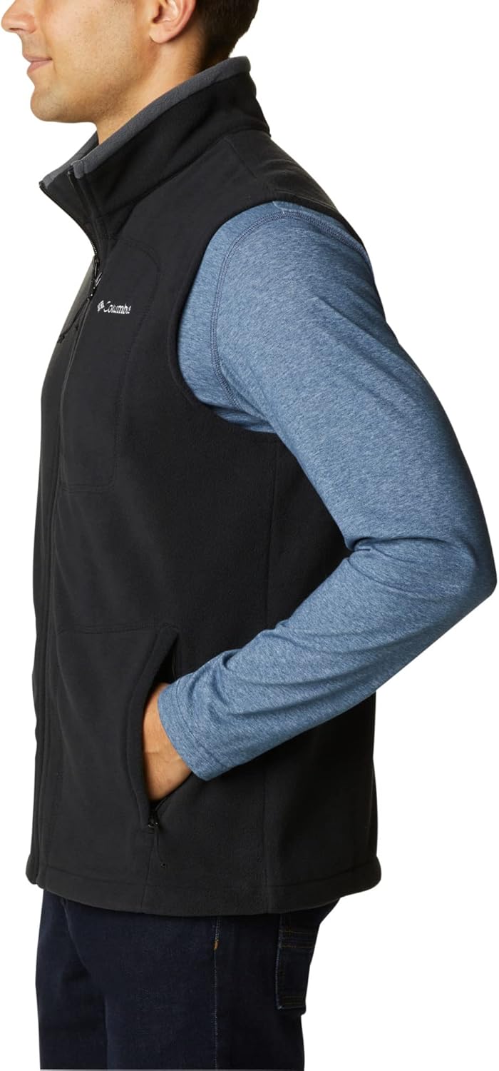 Columbia Herren Fast Trek Fleece Vest Fleeceweste Spring Summer 2024 S Schwarz, Spring Summer 2024 S