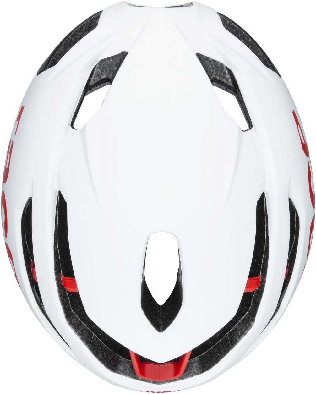 uvex Unisex's Race 9 Bike Helmet white - red mat 57-60 cm, white - red mat 57-60 cm