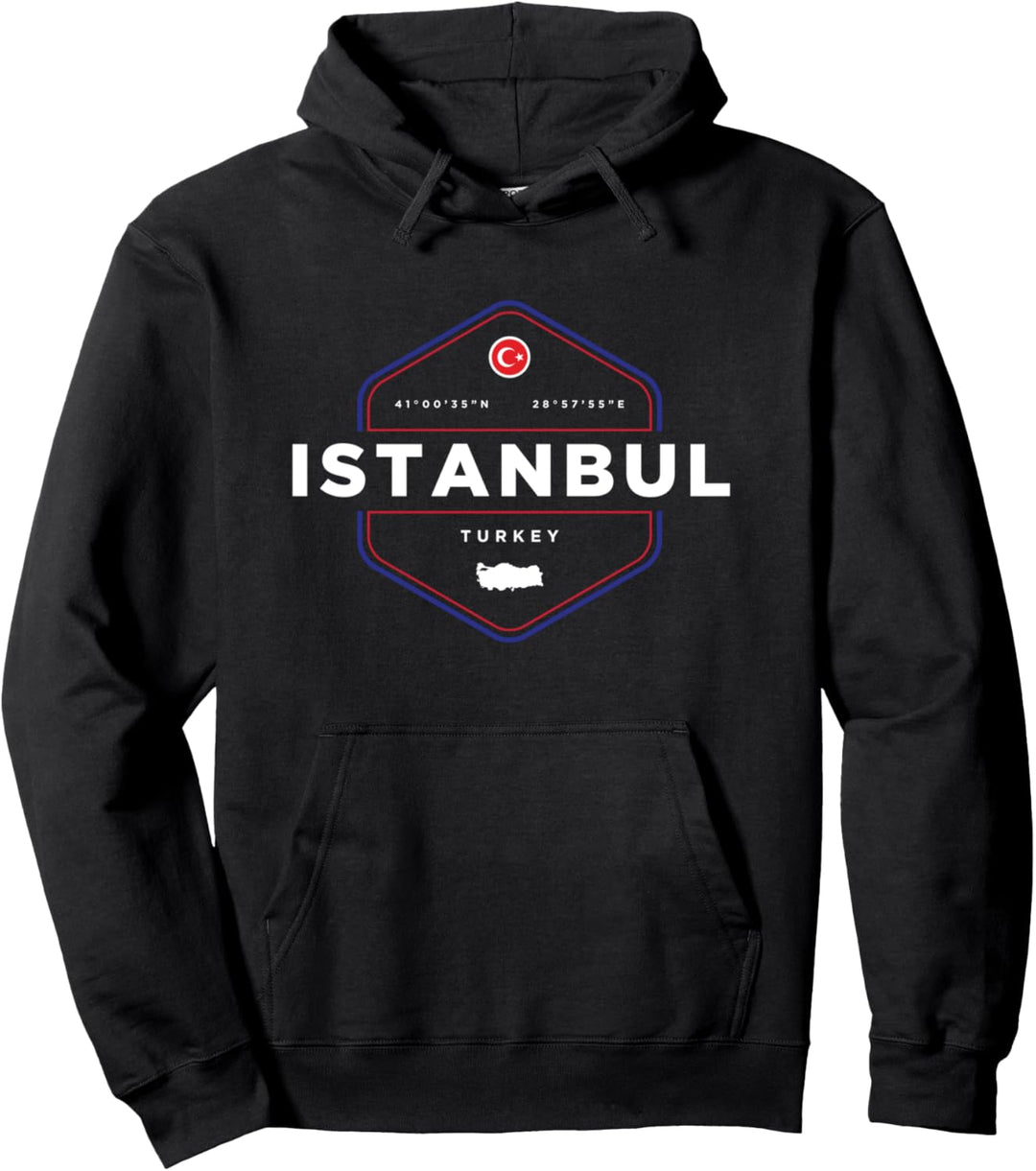 Istanbul Turkey Pullover Hoodie