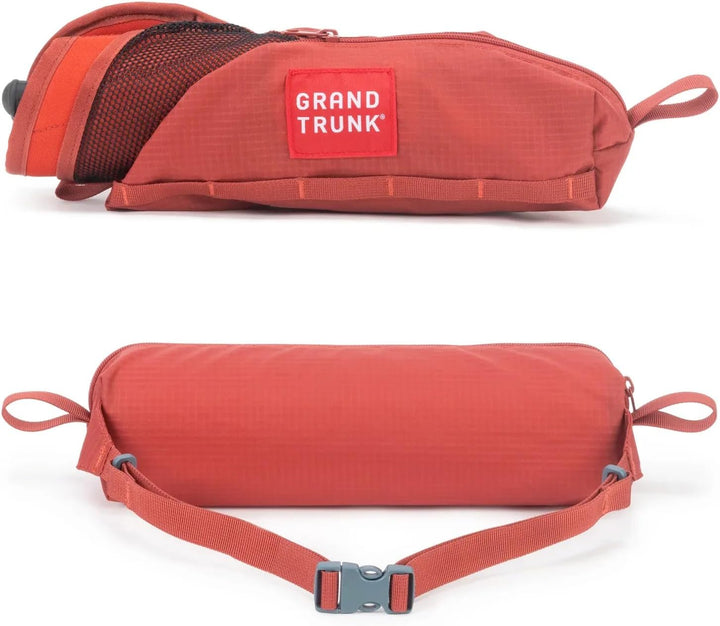 GRAND TRUNK Kompass 360° Hocker | Tonrot | Tragbarer Drehhocker | Tragetasche im Lieferumfang enthal
