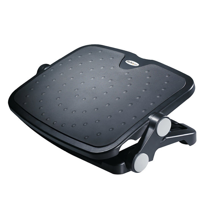 StarTech.com Schreibtisch Fussstütze - Ergonomische Fussauflage - Höhen und Winkel verstellbar - Fus