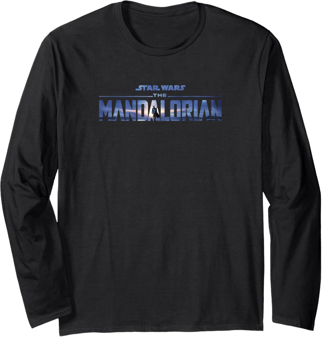 Star Wars The Mandalorian Season 2 Logo Langarmshirt