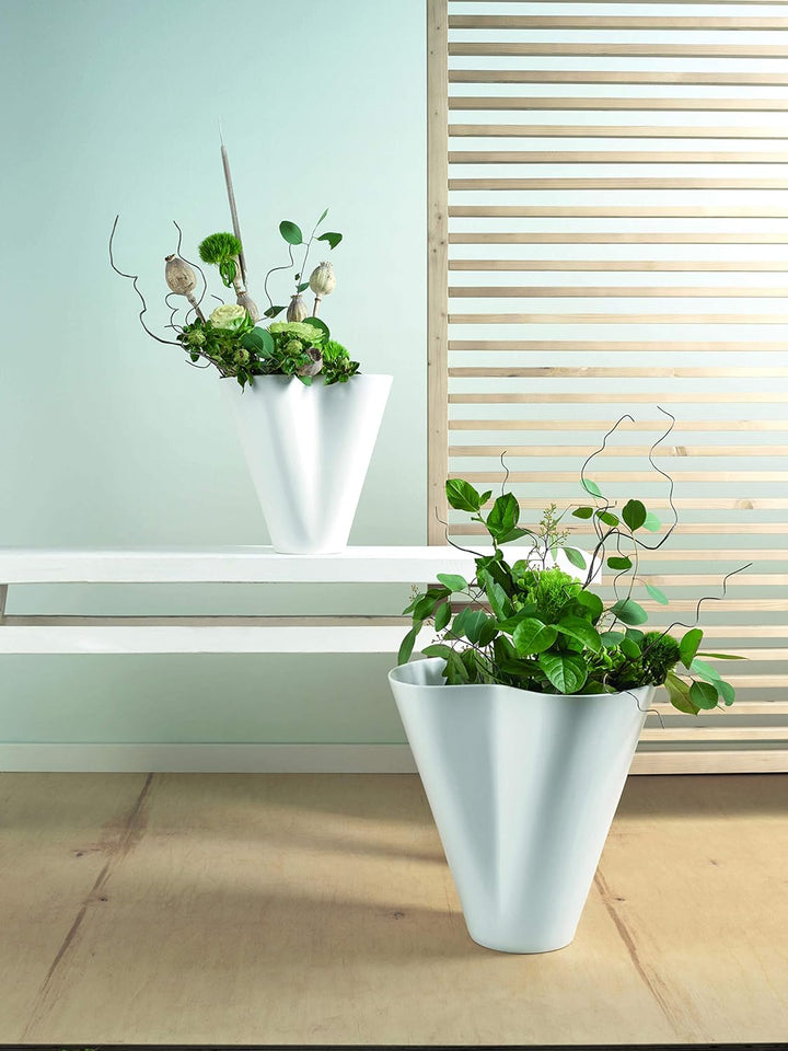 ASA - Blossom - Vase - weiss - 30 x 22 cm - Höhe 30 cm