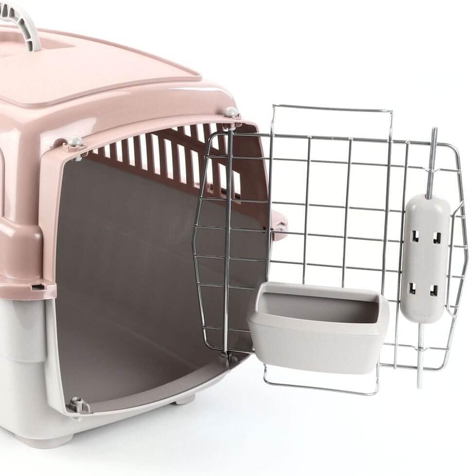 Transportbox IATA Flugbox Flugzeug Transport Auto Box Hunde Katzen Gr. M