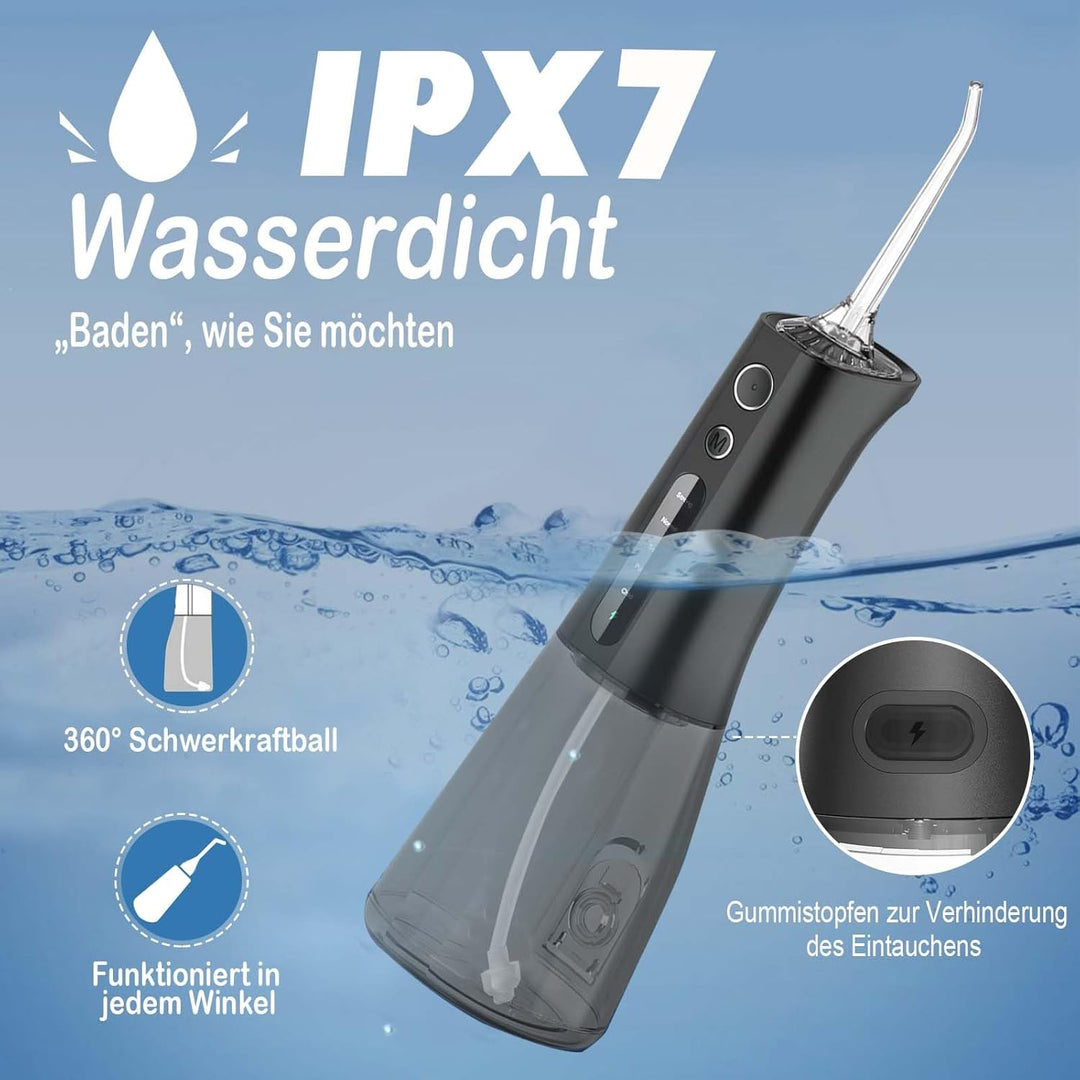 SURFOU Munddusche Kabellos Water Flosser for Teeth, Elektrische Wasserflosser für Zähne Oral Irrigat