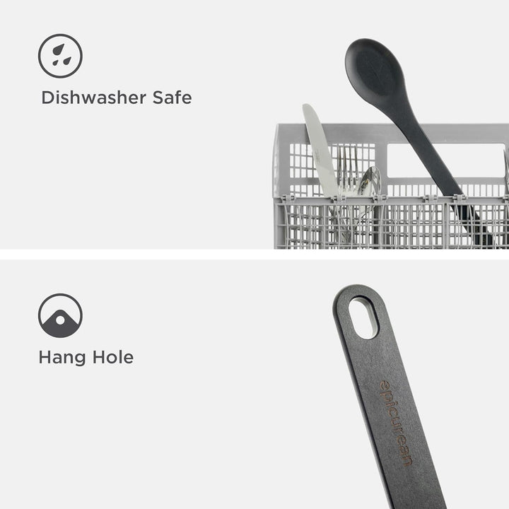 Epicurean Küchenutensilien, mittelgrosser Löffel, Schiefer, Medium Spoon Schiefer