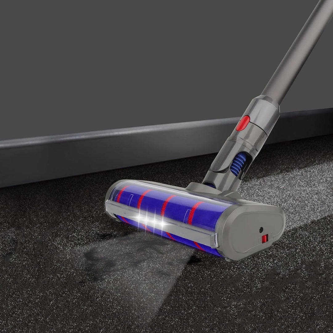 WEILE Ersatz Soft Roller Aufsatz Weiche-Reinigungsbürste Kopf Bodenbürste Zubehör für Dyson V7 V8 V1