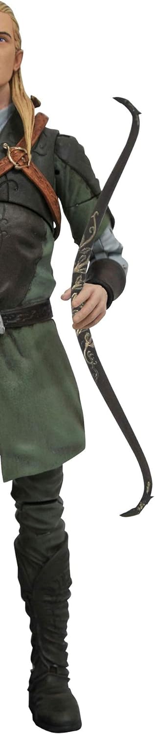 Diamond Select Toys FEB208569 Dwarf,Elf Legolas Action Figur 18Cm, Mehrfarbig