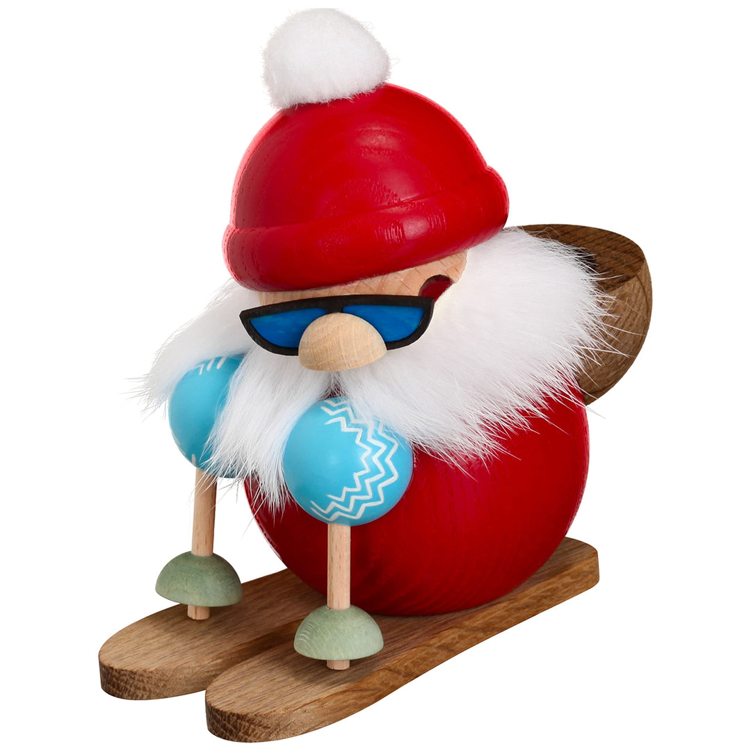 Seiffener Volkskunst | Kugelräucherfigur | Nikolaus 15 cm | Räuchermann | Räuchermännchen aus Seiffe