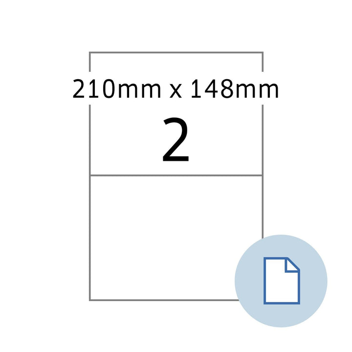 Herma 58102 Folien-Etiketten DATAPRINT, 210 x 148,5 mm, weiss
