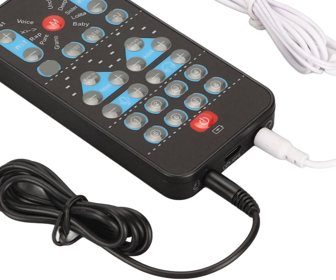 Bewinner Handheld Voice Changer, Tragbares Voice Changer Gerät, Voice Disguiser Handheld Mikrofon Vo