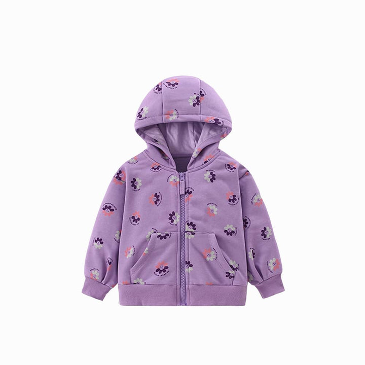 LitBud Sweatjacke Mädchen Kapuzen Zip Up Strickjacke Sweatshirt Hoodie Pullover Langärmel Kleidung f