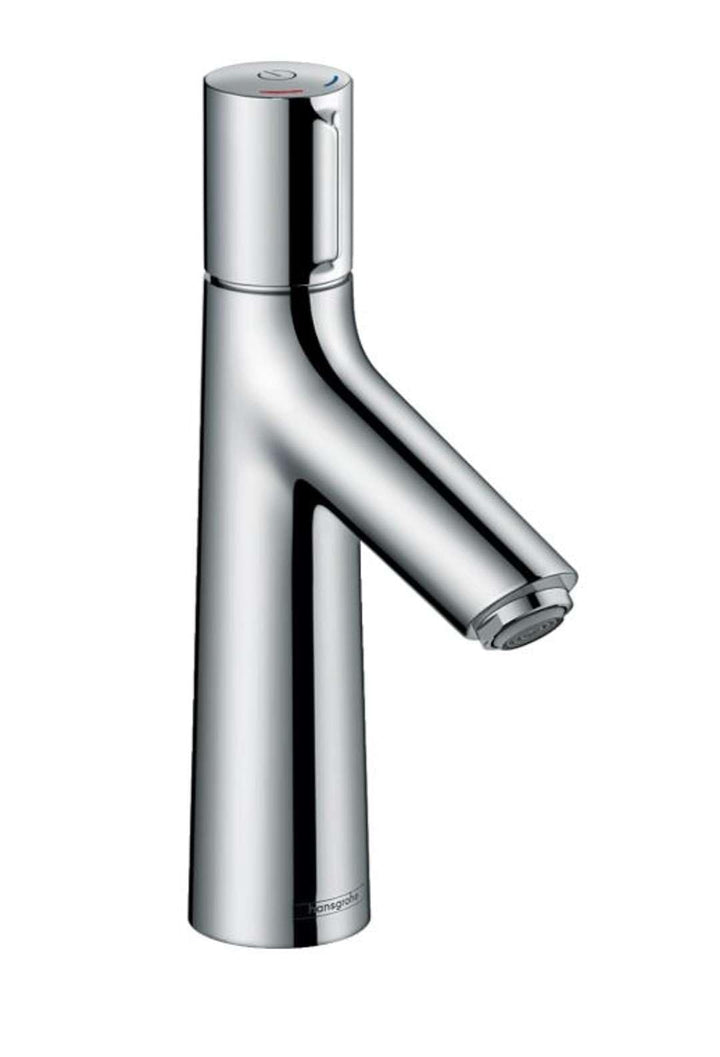 hansgrohe Wasserhahn Talis Select S (Armatur mit Auslauf Höhe 100mm und Zugstangen-Ablaufgarnitur) C