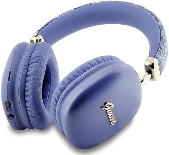 CG Mobile Guess Bluetooth-Kopfhörer Gcube Logo Metallic Script Violett