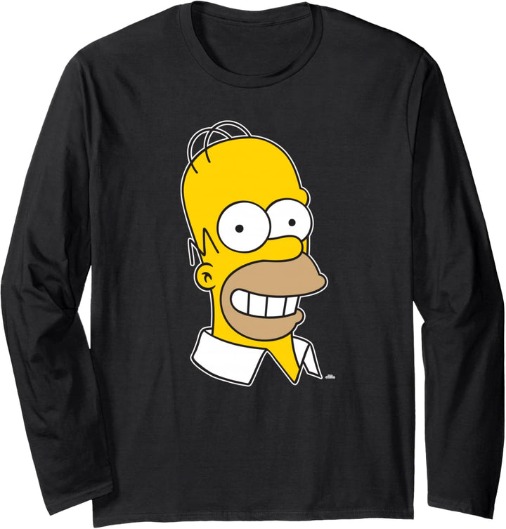 The Simpsons Homer Simpson Face Langarmshirt