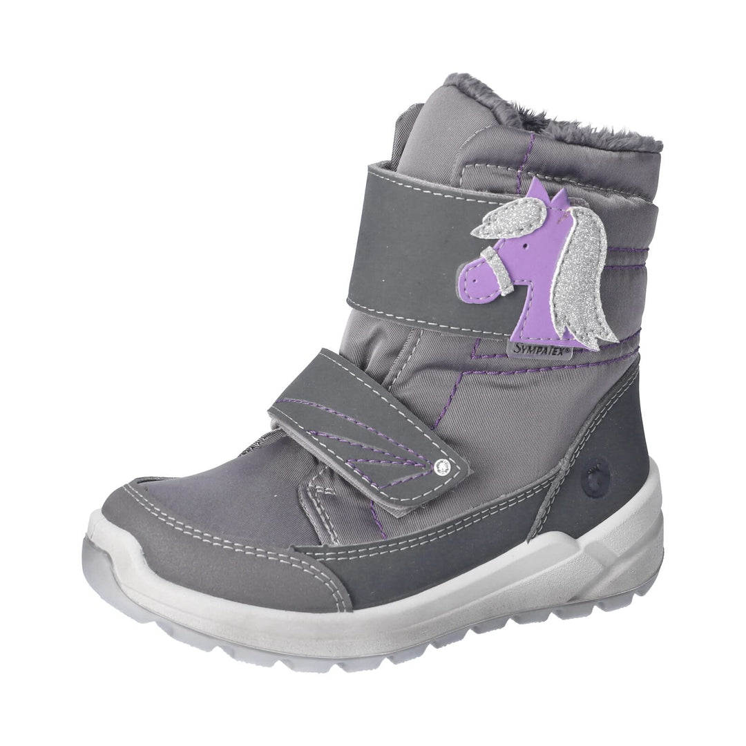 RICOSTA Mädchen Stiefel GAREI, Kinder Boots, Weite: Mittel, lose Einlage, Sympatex 25 EU Grau 460, 2