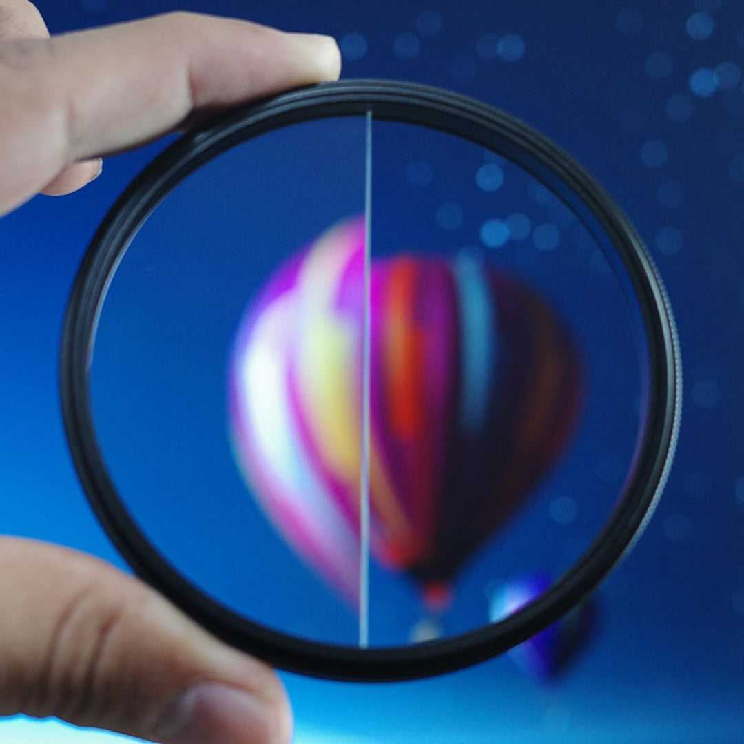 58 mm Split Diopter FX FilterKameraeffektfilter Kreative Fotografiefilter Teilweiser Unschärfeeffekt