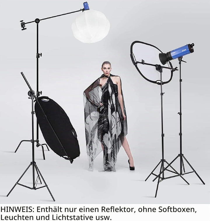 Selens 5-in-1 60x90cm Oval Reflektor Tragbarer Faltbarer für Fotografie Fotostudio Beleuchtung und A
