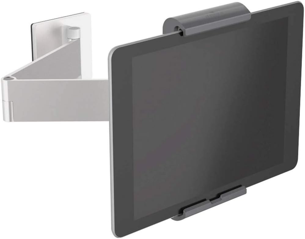 Durable Tablet Wandhalterung (mit Schwenkarm für Tablets 7-13 Zoll, 360° drehbar mit Diebstahlsicher