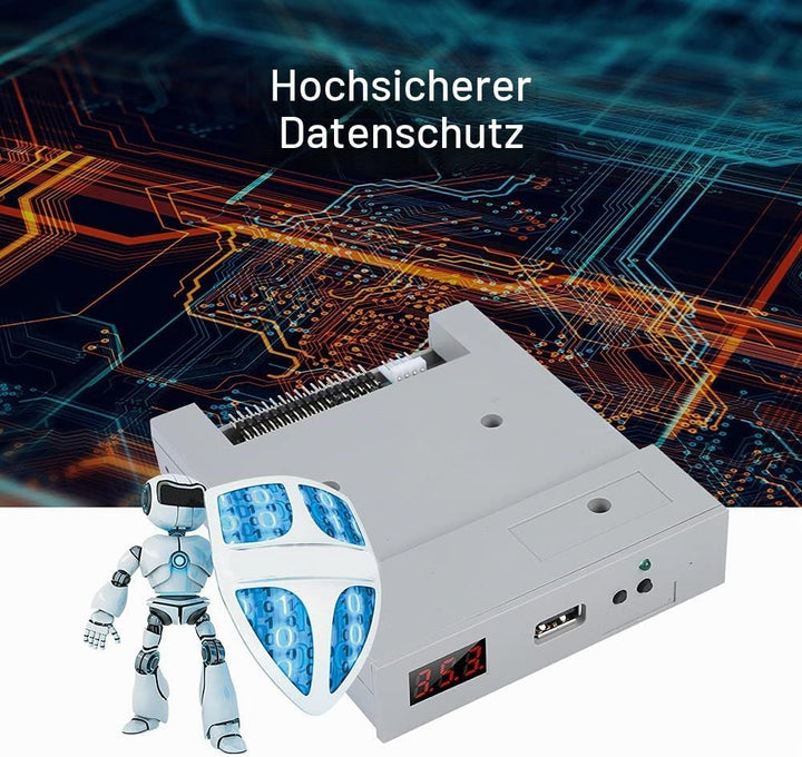Gotek Diskettenlaufwerk-Emulator-Laufwerk 12 × 10 × 3 Sfr1m44-U100 3,5 Zoll 1,44 MB USB-SSD-Diskette