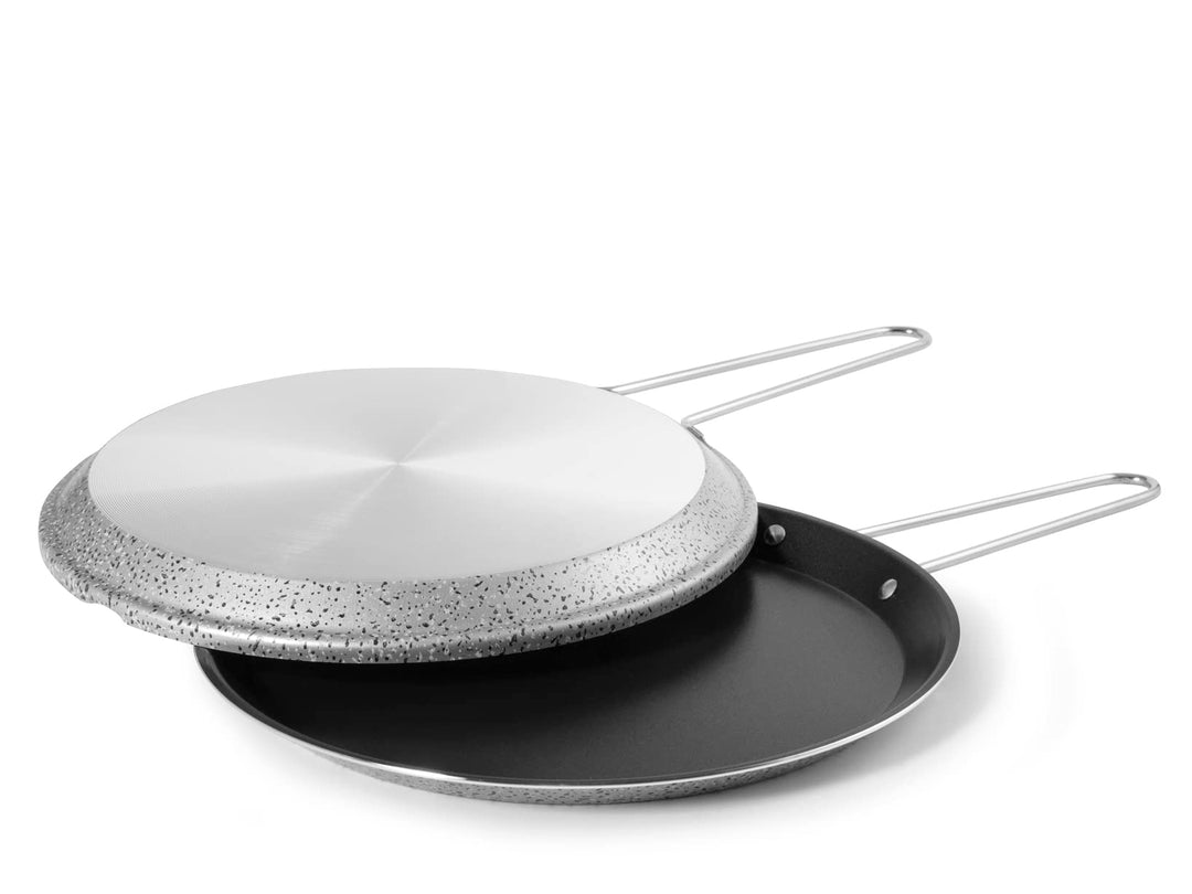 Home Girafrittata, Aluminium, White 28cm Fritteuse 28 cm, Fritteuse 28 cm