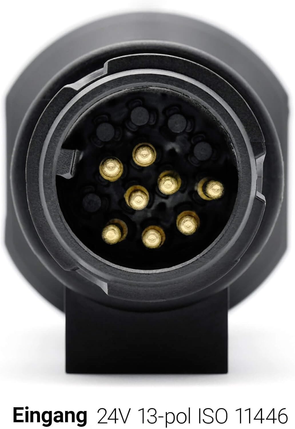 SAMETRUCK Spannungswandler Adapter 13pol LKW 24V -> 12V 13pol Anhänger Spannungsreduzierer