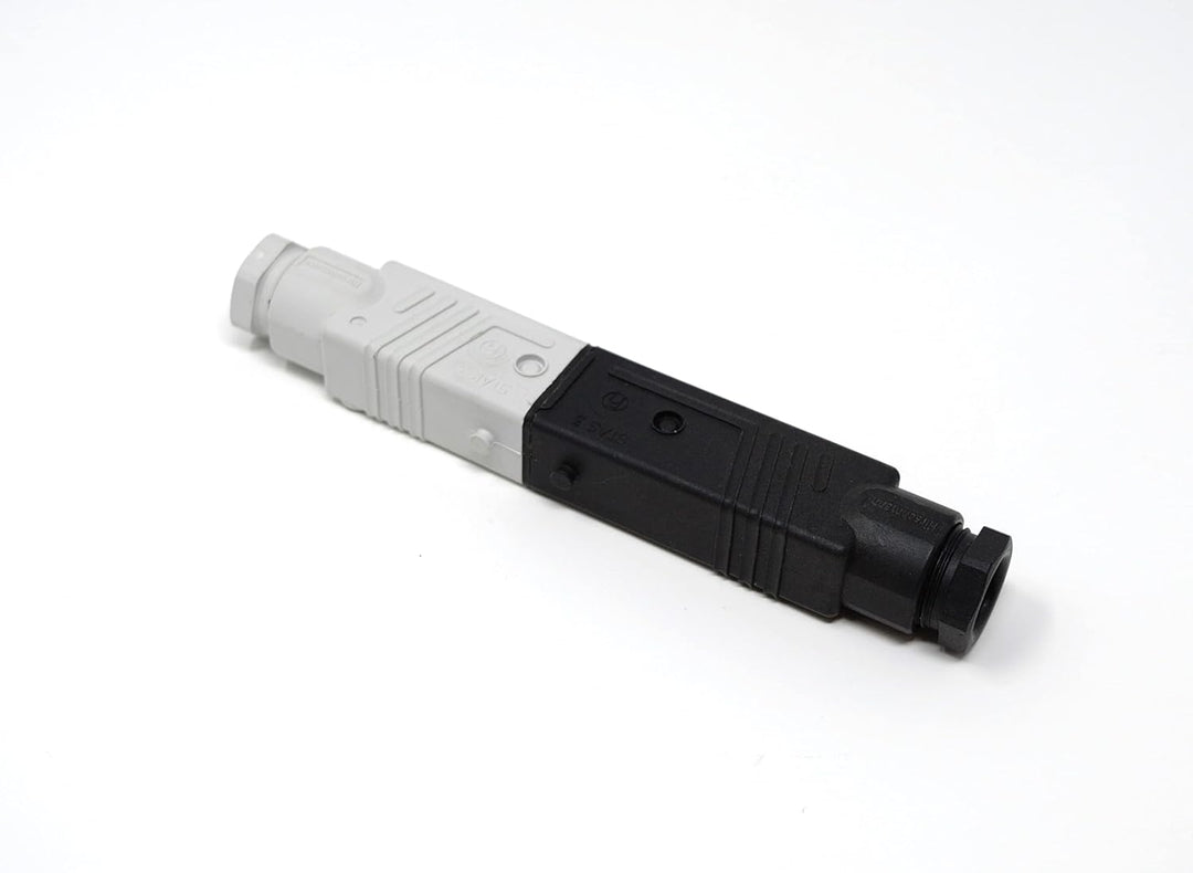 Hirschmann-Kupplung Stecker-Set für Jalousien, Markisen, Rollläden. 230 V. STAS 3 + STAK 3