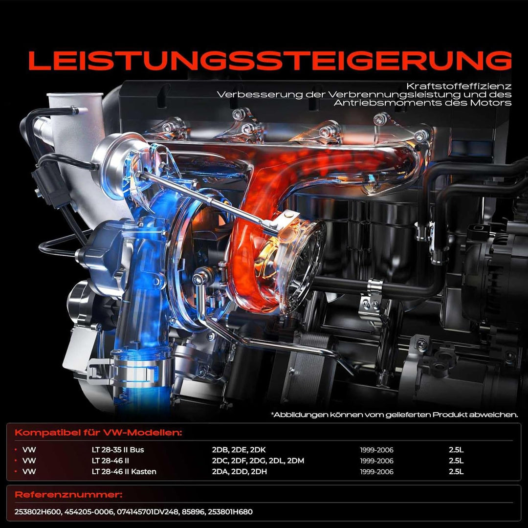 Frankberg Turbolader Kompatibel mit LT 28-35 II 2DB 2DE 2DK 2.5L 1999-2006 LT 28-46 II 2DA 2DC 2DD 2