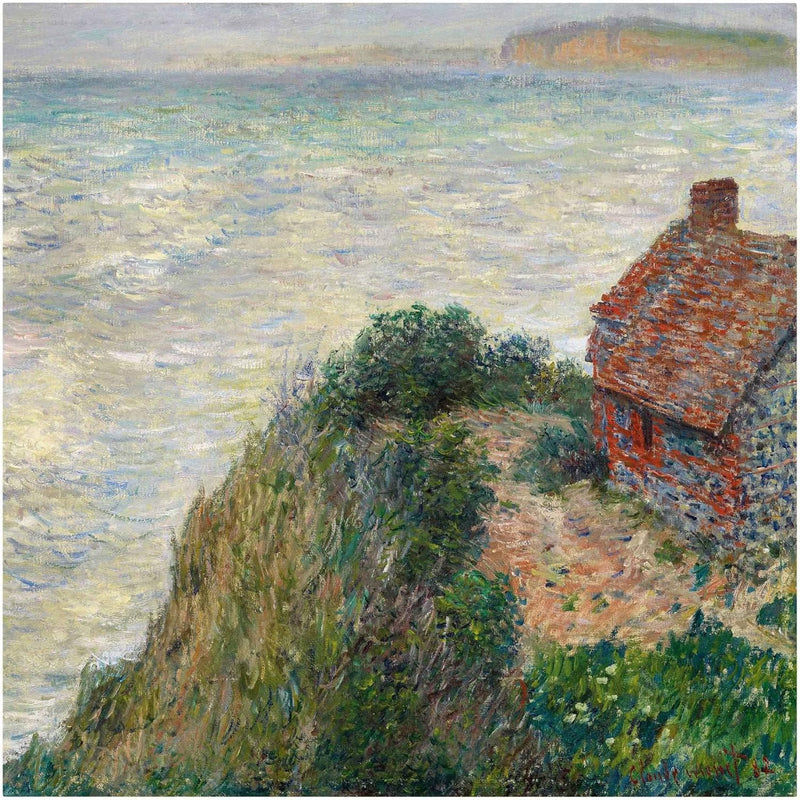 Bilderwelten Top Claude Monet Leinwandbilder Fischerhaus in Petit Ailly 100 x 100cm 100cm x 100cm Cl