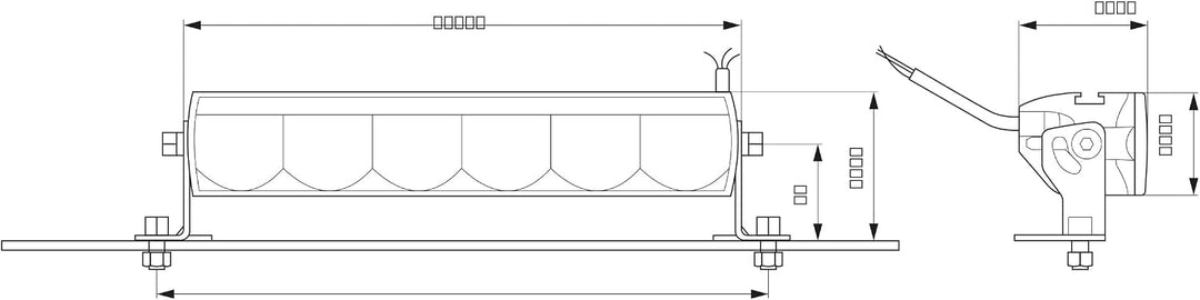 HELLA - LED-Fernscheinwerfer - Valuefit LBE-320 - ECE-R10/ECE-R7/ECE-R11/ECE-R112/E9 230 - 1FE 358 1