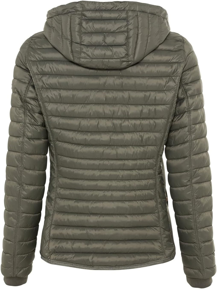 Camel Active Womenswear Damen 3309706R48 Jacke, 38 Khaki, 38 Khaki
