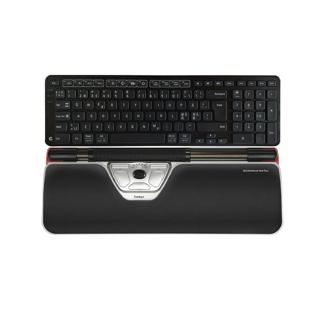 RollerMouse Red Plus + Balance Keyboard Pan-Nordisches Layout, Wireless