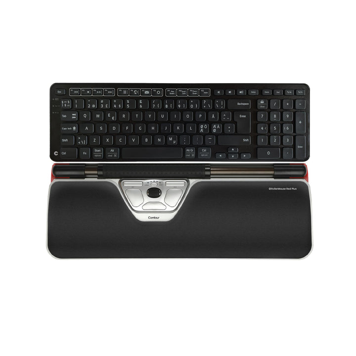 RollerMouse Red Plus + Balance Keyboard Pan-Nordisches Layout, Wireless