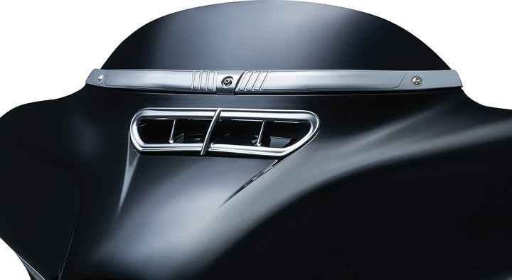 Kuryakyn 2631 Motorradzubehör: Tri-Line Windschutzscheiben-Verkleidung für 2014-19 Harley-Davidson T