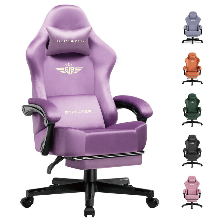 GTPLAYER Gaming Stuhl, Atmungsaktiver Bürostuhl, bürostuhl ergonomisch, Hochwertiger - Stoff,Ergonom