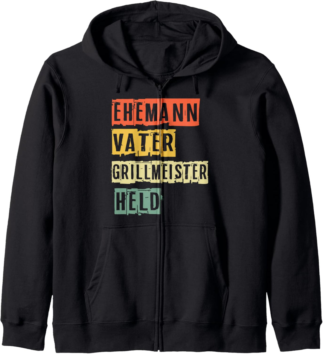 BBQ Lieblingsmenschen Papa Ehemann Vater Grillmeister Held Kapuzenjacke