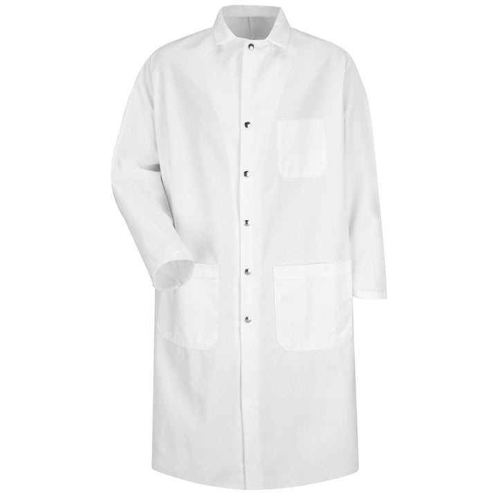Red Kap Herren Full Cut Butcher Coat Fleischerkittel XL Weiss, XL Weiß