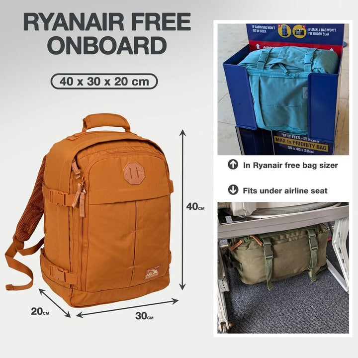 Cabin Max Metz 24L Handgepäck Tasche 40x30x20 cm – Bordgepäck für Ryanair, Wizz Air, EasyJet, Eurowi