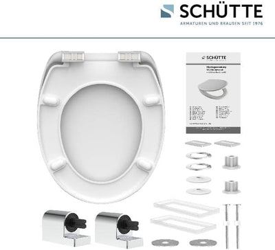 SCHÜTTE 82148 Duroplast WC-Sitz SAILING mit Absenkautomatik Motiv, Sailing