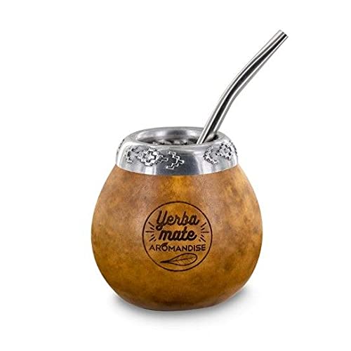 Aromandise Kalebasse und Bombilla für Mate