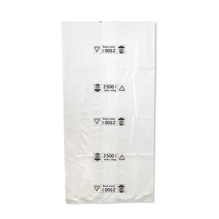 inapa Müllsack/Abfallsack Triline Öko: 2500l, transparent – ✓extra reissfest ✓extra lang ✓100% recyc