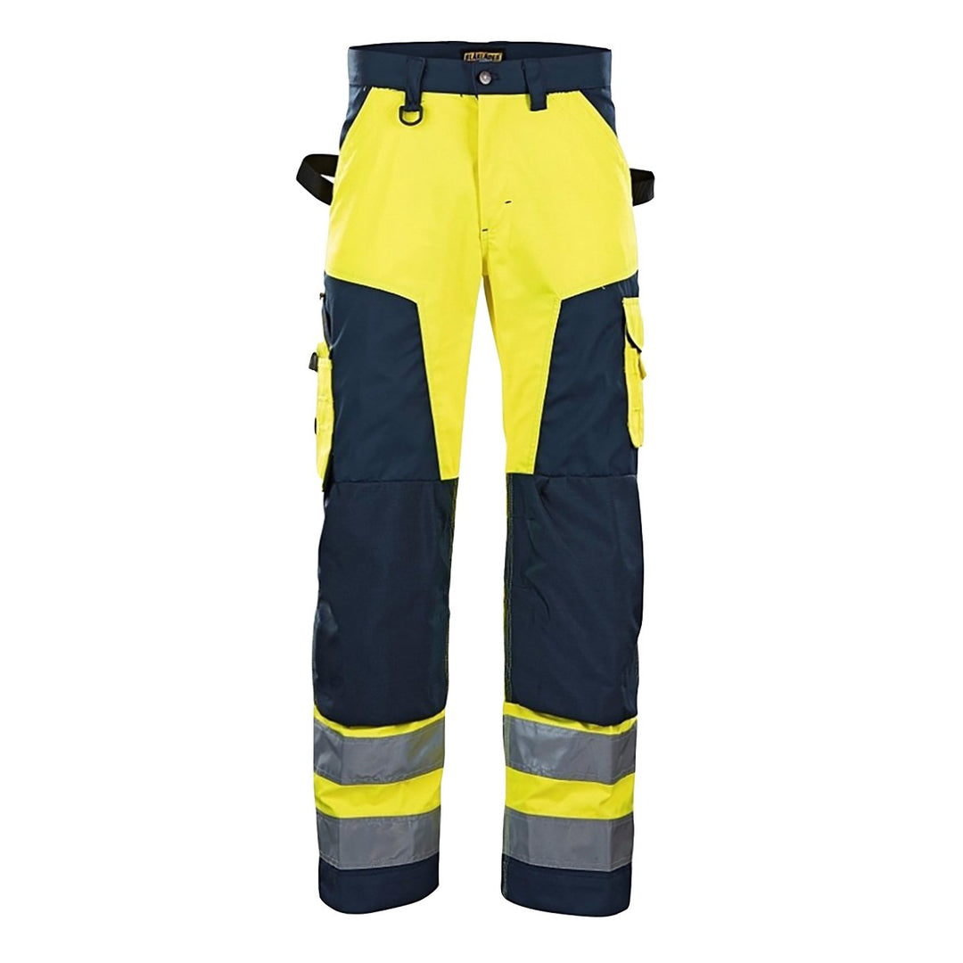 Blaklader 15661811 Hochwertige Arbeitshose Ohne Nageltaschen, Gelb/Marine, grootte D120 D120 Yellow