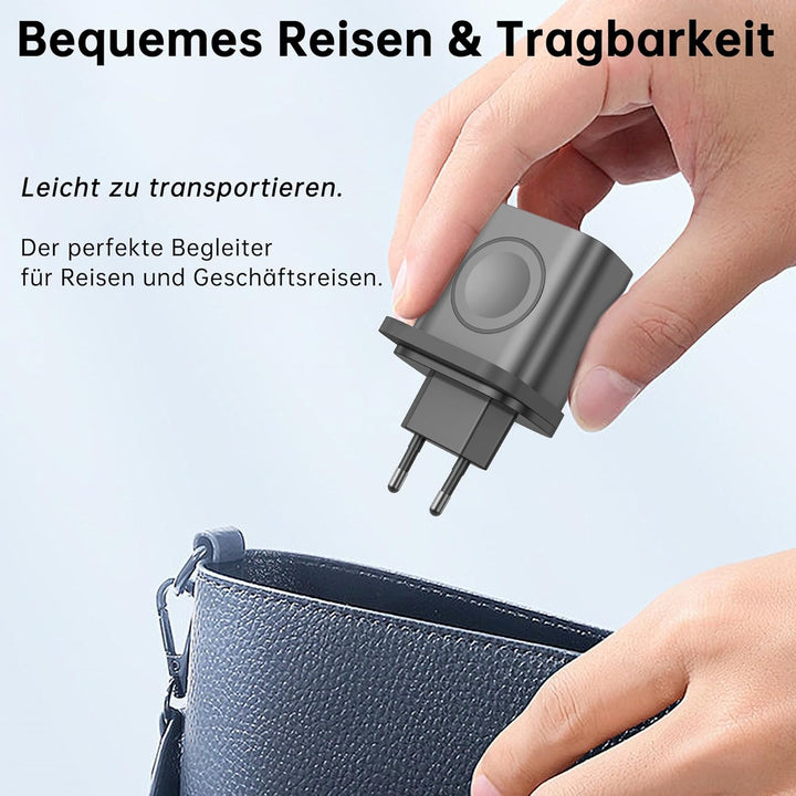 3-in-1-Ladegerät für Apple Watch,PD 25 W Dual-Port-Wandladegerät für iPhone, USB-C-Schnellladung, un